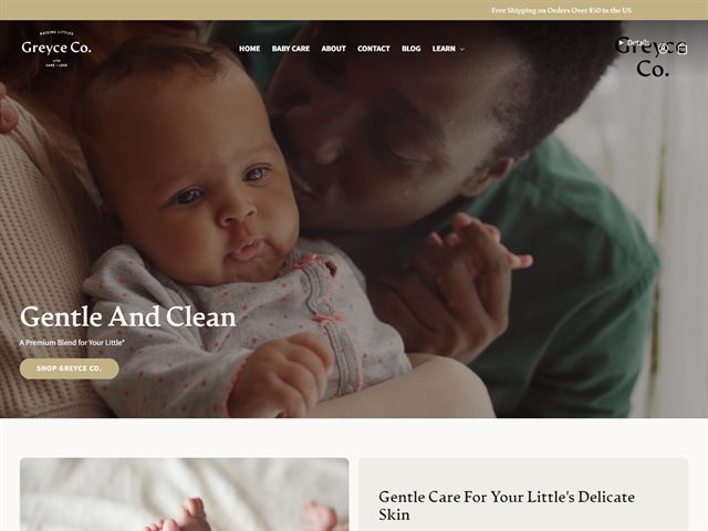 Greyce Co. Shopify store